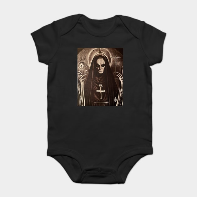 Evil Nun Baby Bodysuit by Grave Digs